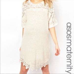 ASOS Maternity | Knit Crochet Sweater Dress